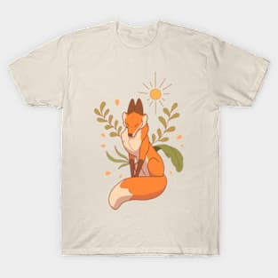 Decorative fox - day version T-Shirt